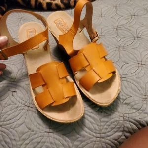 Classic Kork platform wedge sandals